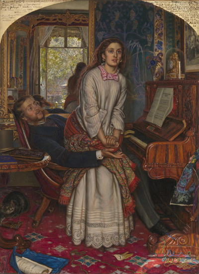 Based on The Awakening Conscience by William Holman Hunt (1827 â 1910), a painting depicting a man and his mistress.